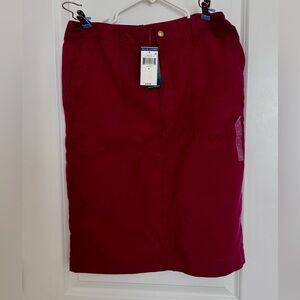 Ralph Lauren red skirt with pockets brand new with tags